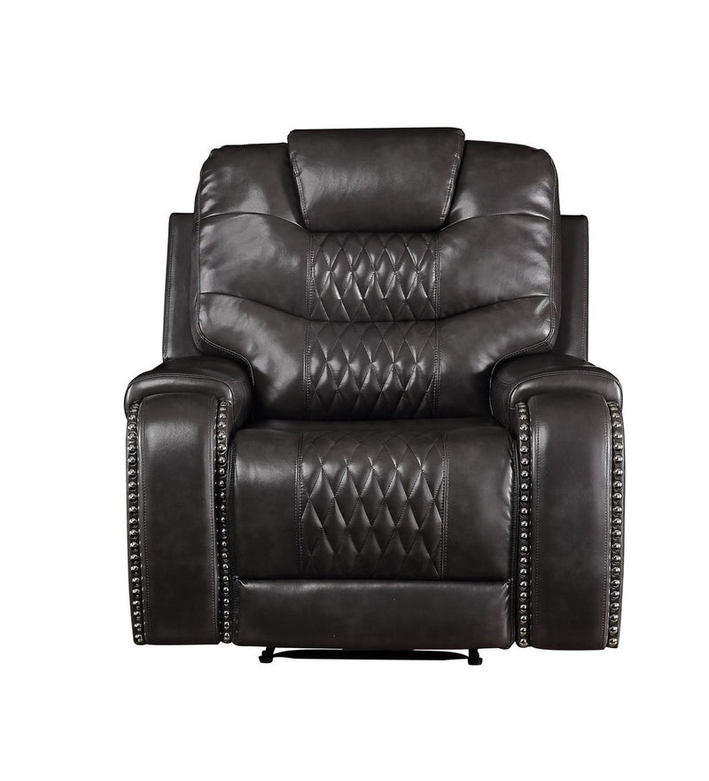 Braylon Recliner (Motion), Magnetite PU