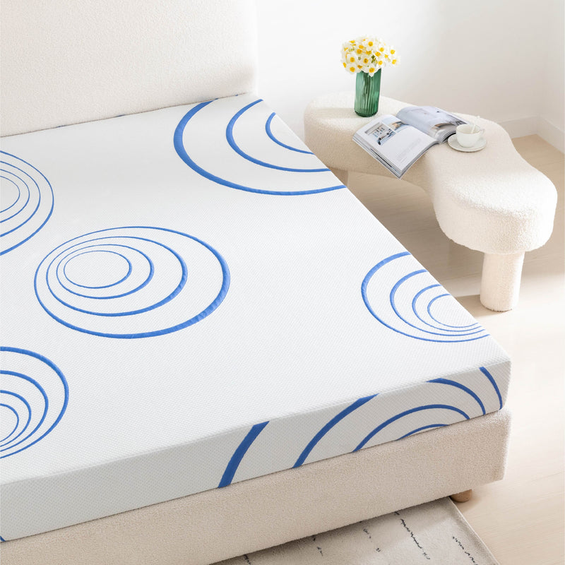 8 Inch Made in USA Bamboo Charcoal Infused Gel Memory Foam Mattress in a Box, CertiPUR-US Certified, Full Mattress with Fiberglass Free Cover, Medium
