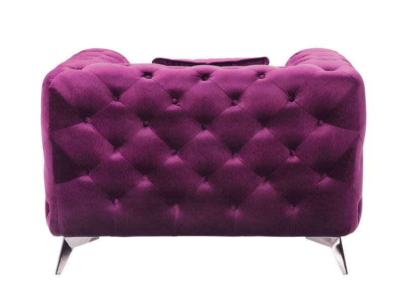 Vintage Chair, Purple Fabric