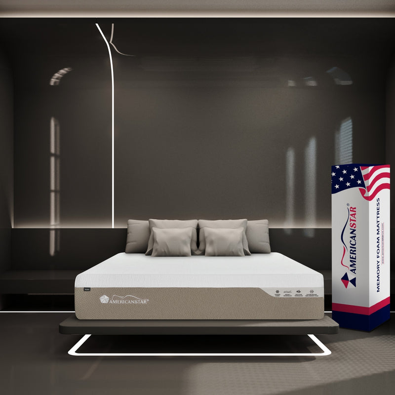 Sweet 12" Twin XL Mattress, Copper Infused Moisture Wicking Memory Foam and Silk Like Foam with Ice Feel Cooling Fabric, Plush Foam Core Support, Made in USA