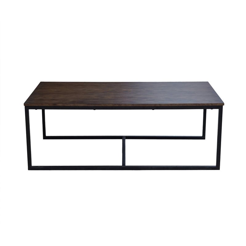 Wood 54" Coffee Table, Antiqued Mocha